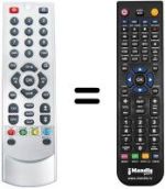 Replacement remote control FAVAL MERCURYS75