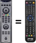 Télécommande équivalente Medion MD34598