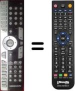 Télécommande équivalente Medion MD82533