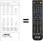 Mando a distancia equivalente Metz MECATRON 7202