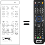 Mando a distancia equivalente Metz MECATRON 7212