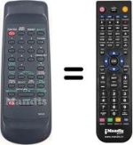 Mando a distancia equivalente Funai 17A-601