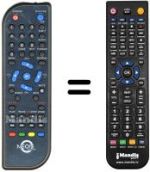 Replacement remote control REMCON733