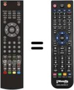 Replacement remote control Nevir NVR7085 TTG32