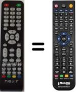 Replacement remote control Nevir NVR7503-24HDN