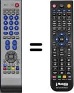 Télécommande équivalente NordMende N3205LB