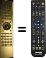 Télécommande équivalente NordMende N4204PD