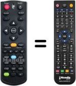 Télécommande équivalente Optoma X305ST
