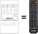 Télécommande équivalente Orion 1810-0381