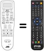 Télécommande équivalente JVC PQ21831D