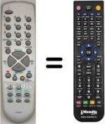 Mando a distancia equivalente Pacific PTV3606