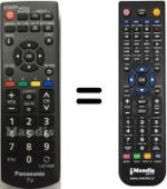 Télécommande équivalente N2QAYB000823