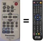 Télécommande équivalente Panasonic PT-VX400 ( PROJECTOR )