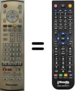 Mando a distancia equivalente Panasonic EUR7635020R