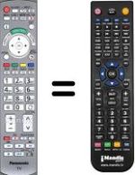 Mando a distancia equivalente Panasonic TX-L42G20E