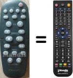 Mando a distancia equivalente Philips MCM390