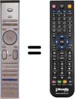Mando a distancia equivalente Philips 50PF9631D / 10