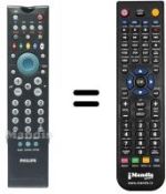 Mando a distancia equivalente Philips 28PW8505 / 12