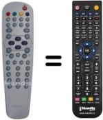 Replacement remote control RC19042001 / 01