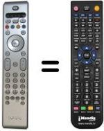 Télécommande équivalente RC433701B