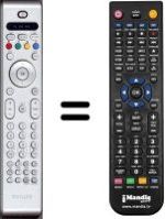 Télécommande équivalente Philips 42PF5520D / 10