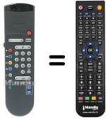 Replacement remote control Philips 21PT522B-31