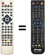 Télécommande équivalente Prosonic X23 / 69F-GB-FHBCUP-EU