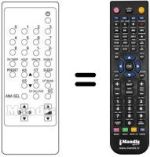 Mando a distancia equivalente Daewoo DMQ1417
