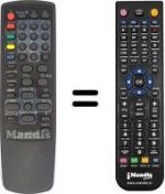 Mando a distancia equivalente Daewoo DVS20FBT