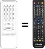 Télécommande équivalente REMCON022
