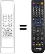 Mando a distancia equivalente RC144A