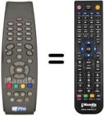 Mando a distancia equivalente RC39870B03-00