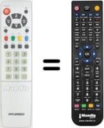 Replacement remote control RC-U07RE