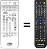 Mando a distancia equivalente RC-V55A