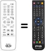 Télécommande équivalente Akai VS-G765SEG