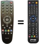 Mando a distancia equivalente Grundig 16-2920