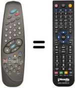 Télécommande équivalente LG CL21N52X