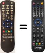 Mando a distancia equivalente Dual TVL202L