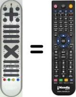 Télécommande équivalente Seg SAGA