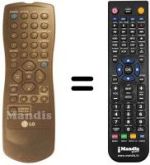 Mando a distancia equivalente RC1123402 / 00