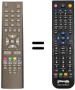 Mando a distancia equivalente RC1240-2240