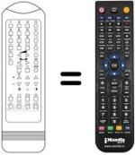 Replacement remote control RC1255