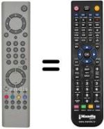 Télécommande équivalente Goodmans LD3202