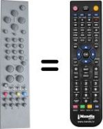 Replacement remote control Akura RC1549-VERS-1