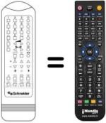 Replacement remote control RC201