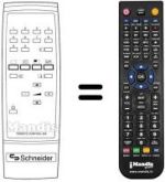 Replacement remote control RC204