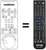Mando a distancia equivalente Hitachi RC2208X