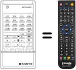 Télécommande équivalente Hitachi RC243
