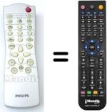Télécommande équivalente Philips LC3631