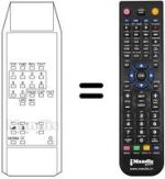 Mando a distancia equivalente RC390